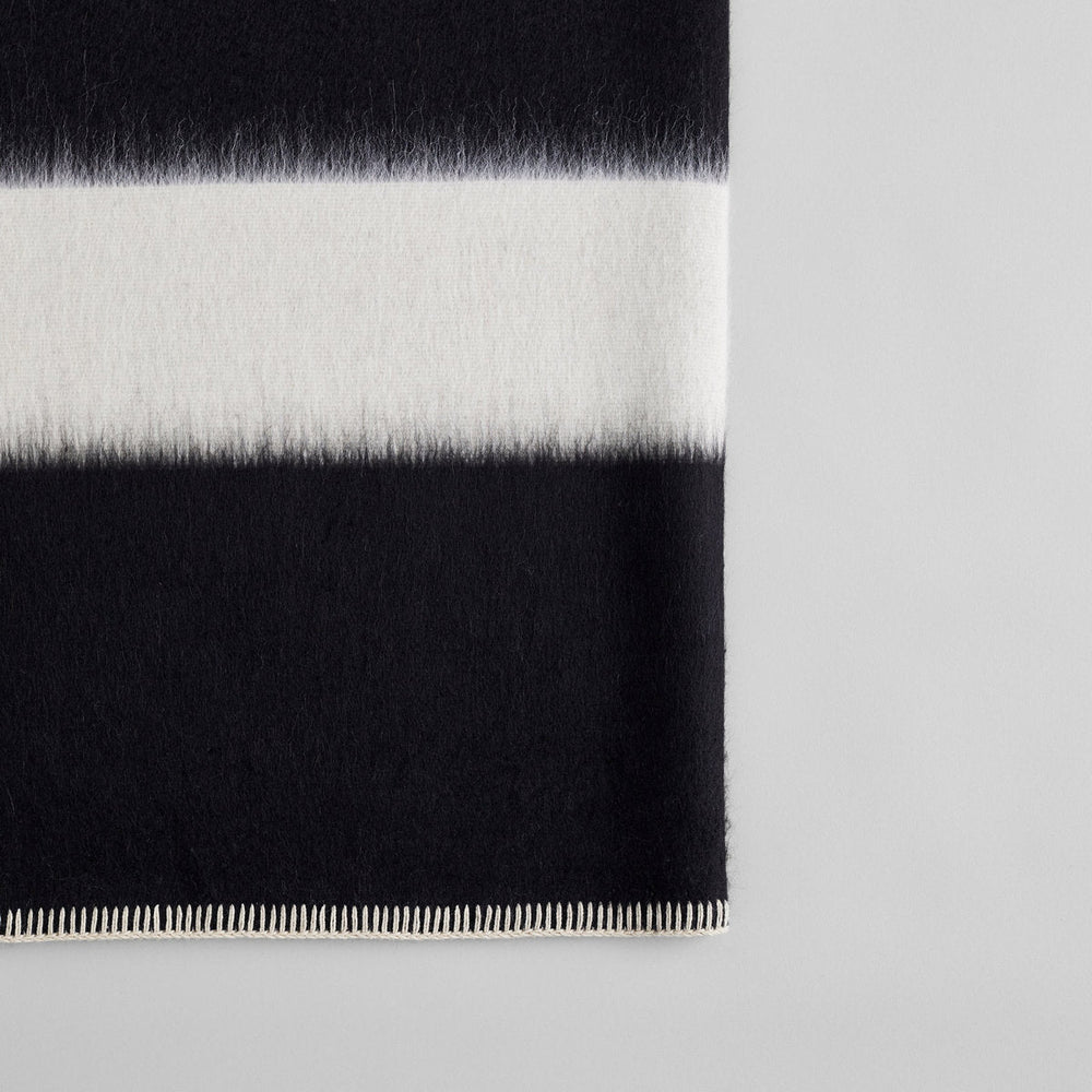 Siempre Throw, White Stripe - Bloomist