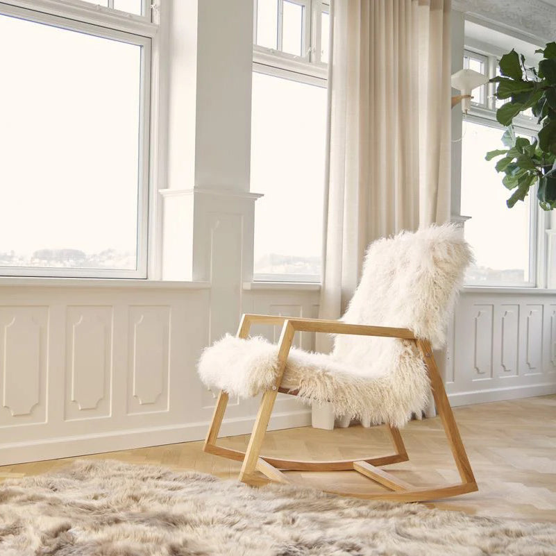 Cozy ash rocking chair

