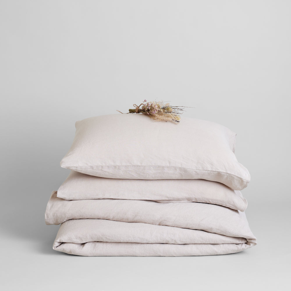 Stonewashed Hemp Duvet Cover - Bloomist