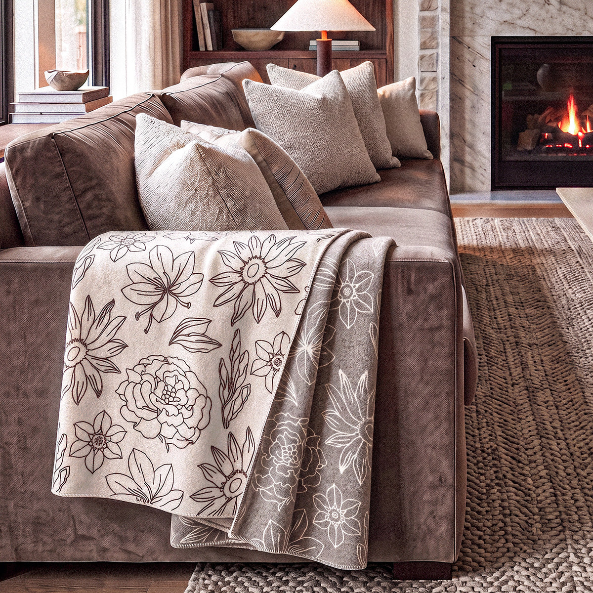 [PRE-ORDER] The Flora Cashmere Throw
