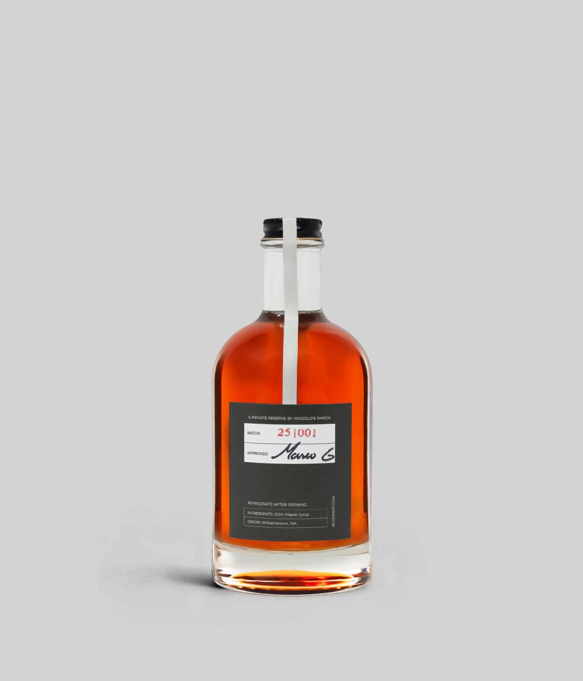 Small-batch maple syrup from forested hills ideal for drizzling or baking