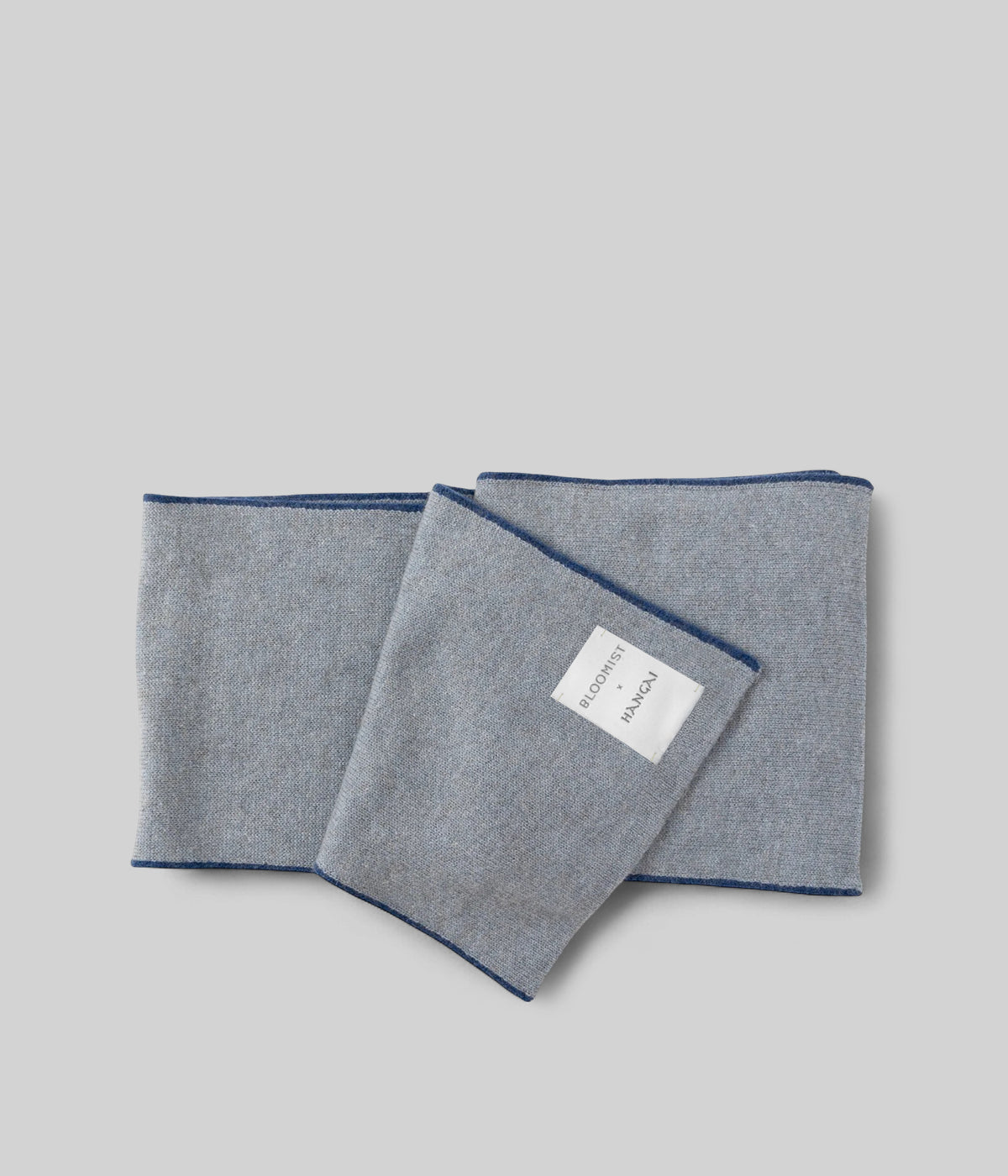 blue cashmere scarf