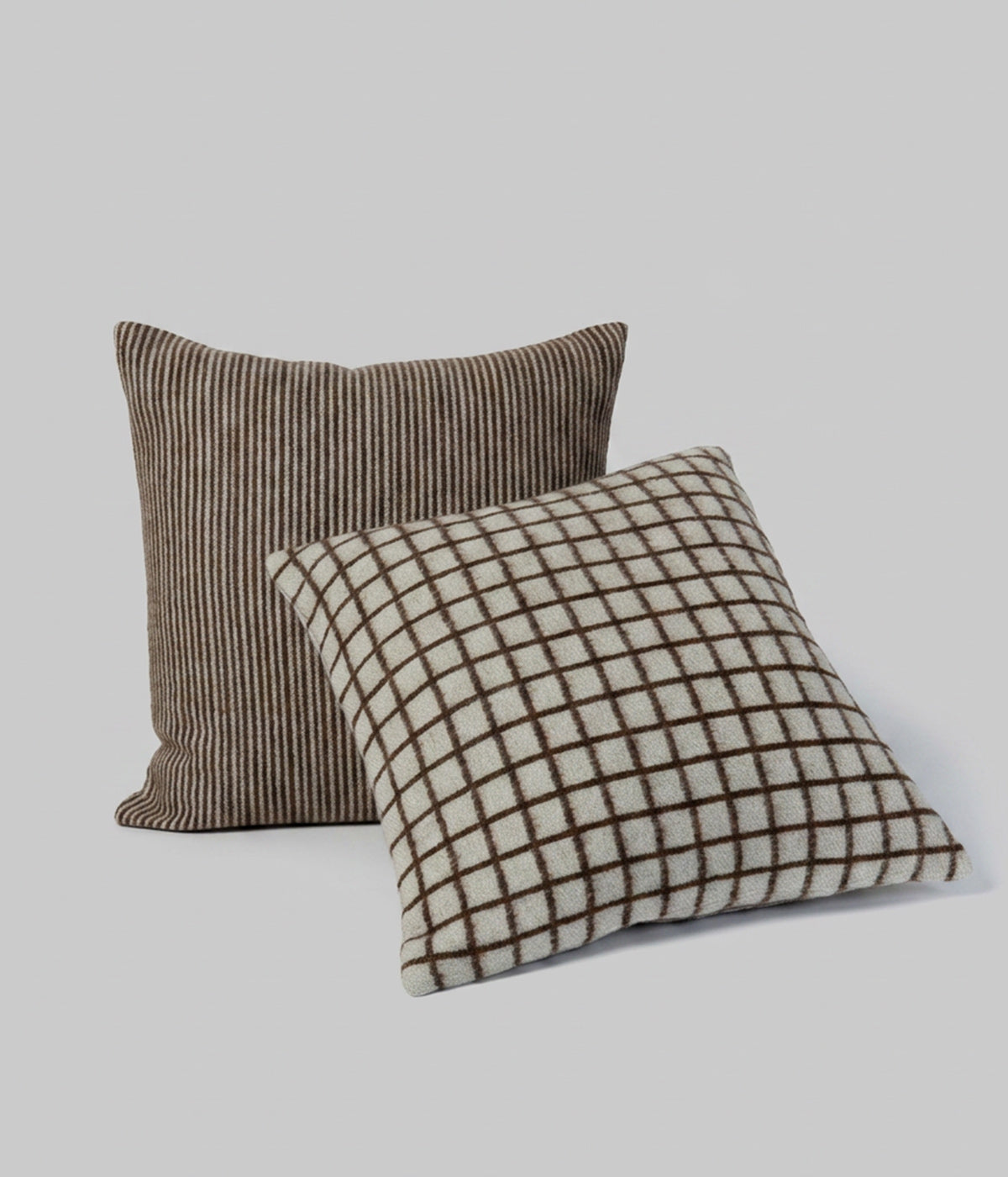 Cortez throw pillow flat lay showing full 20x20 format and stripe