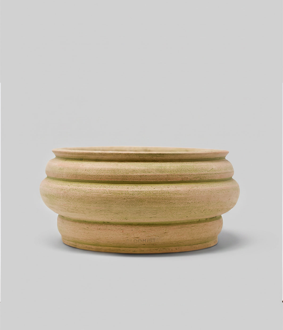 Basin Terracotta Pot, Greenwash