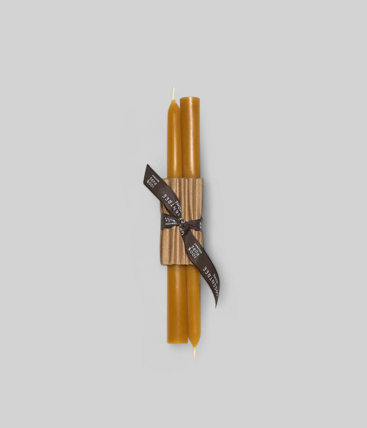 beeswax candlestick