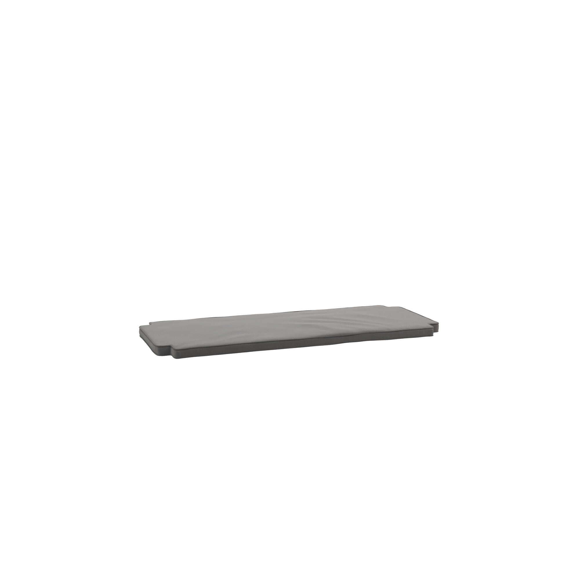 fade-resistant charcoal bench cushion

