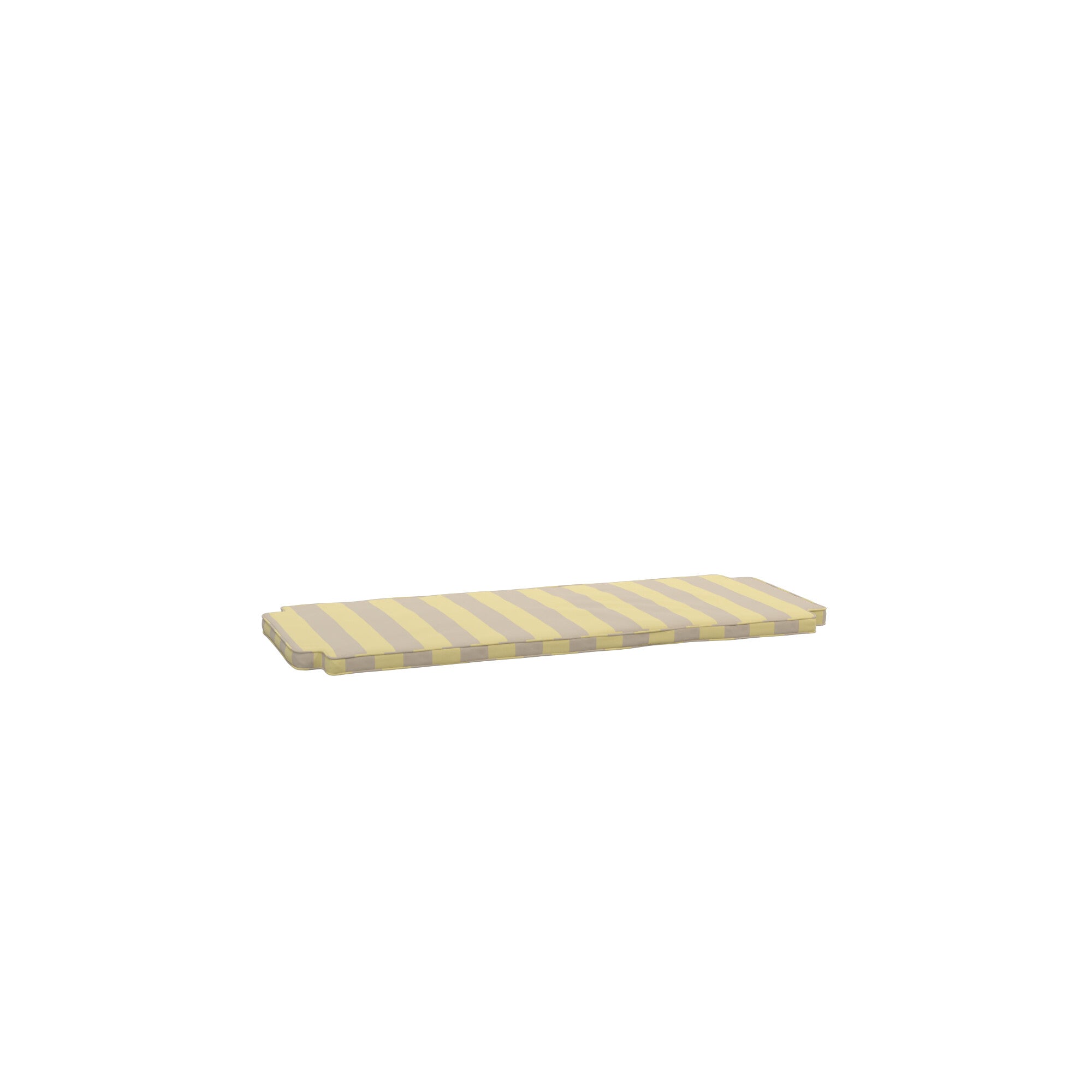 lemon sand stripe outdoor cushion
