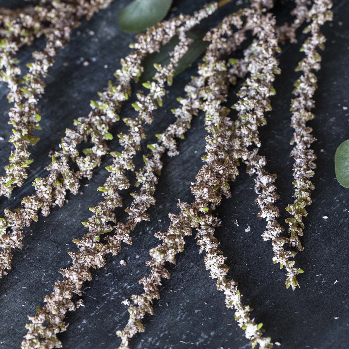 Blush faux amaranthus for wedding decor