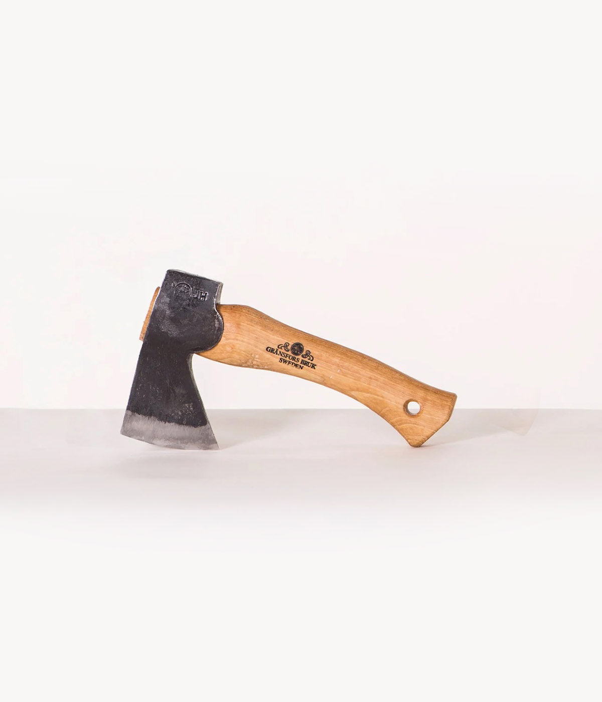 Hand-forged Swedish camping axe 9.4 inch 1.3 lbs recycled high-carbon steel