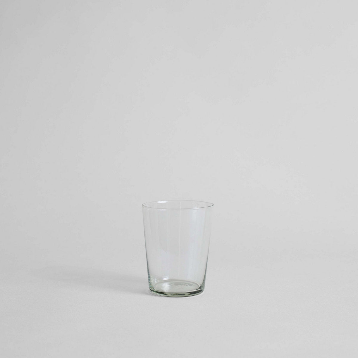 Handmade drinking glasses crafted from durable recycled glass