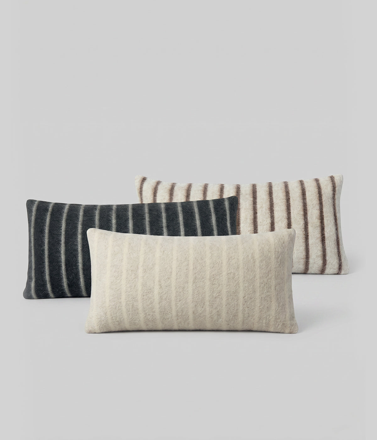 Lee heirloom striped lumbar pillow 23x11 with zero dye