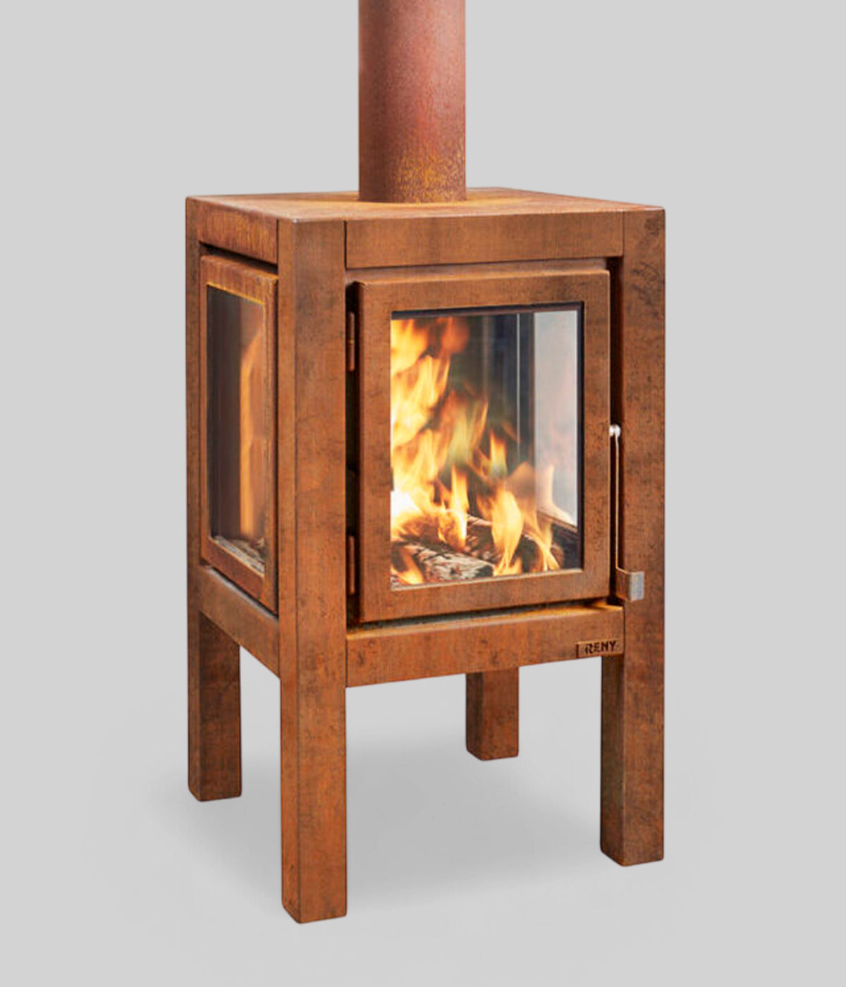medium outdoor fireplace