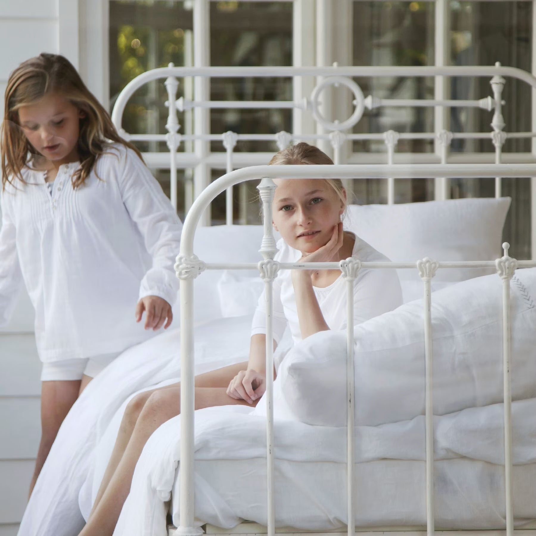 Linen pillow sham with envelope closure available in Standard, Euro, and King sizes