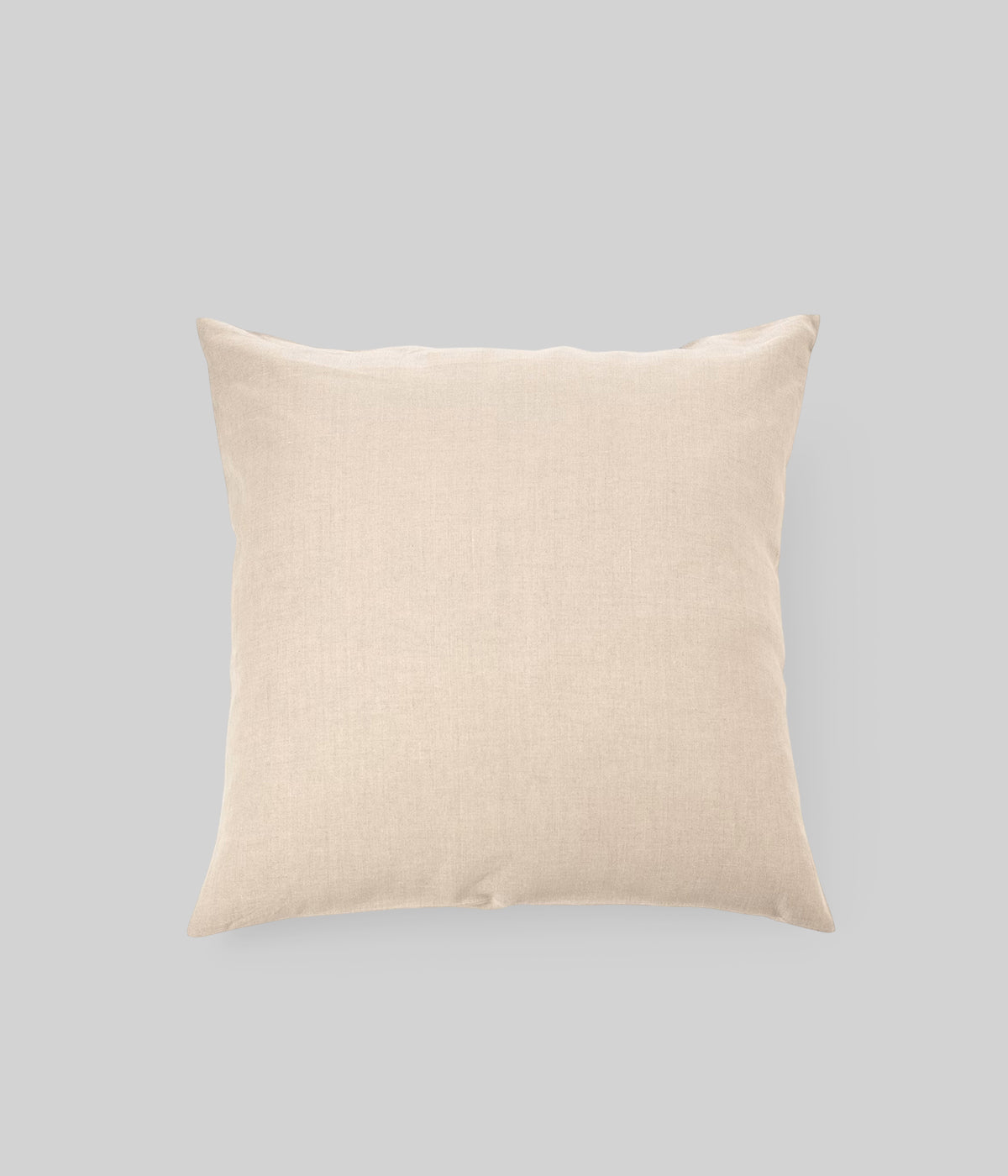 Pillow sham in organic Belgian linen woven in Belgium Standard Euro and King sizes