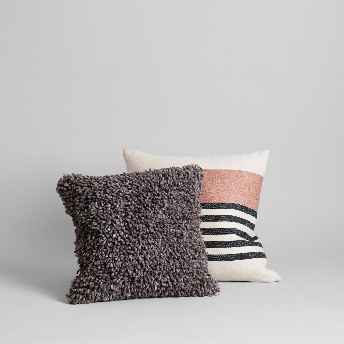 Handmade Wool Shag Pillow, 18x18 - Bloomist