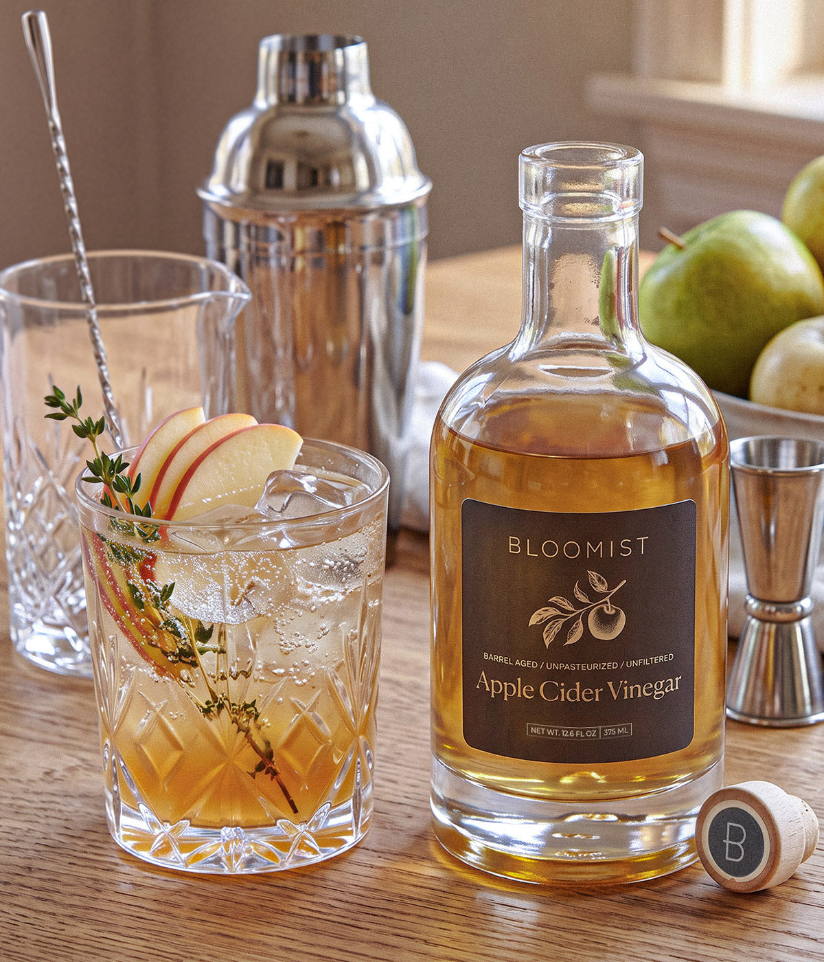 Barrel Aged Apple Cider Vinegar, Private Reserve