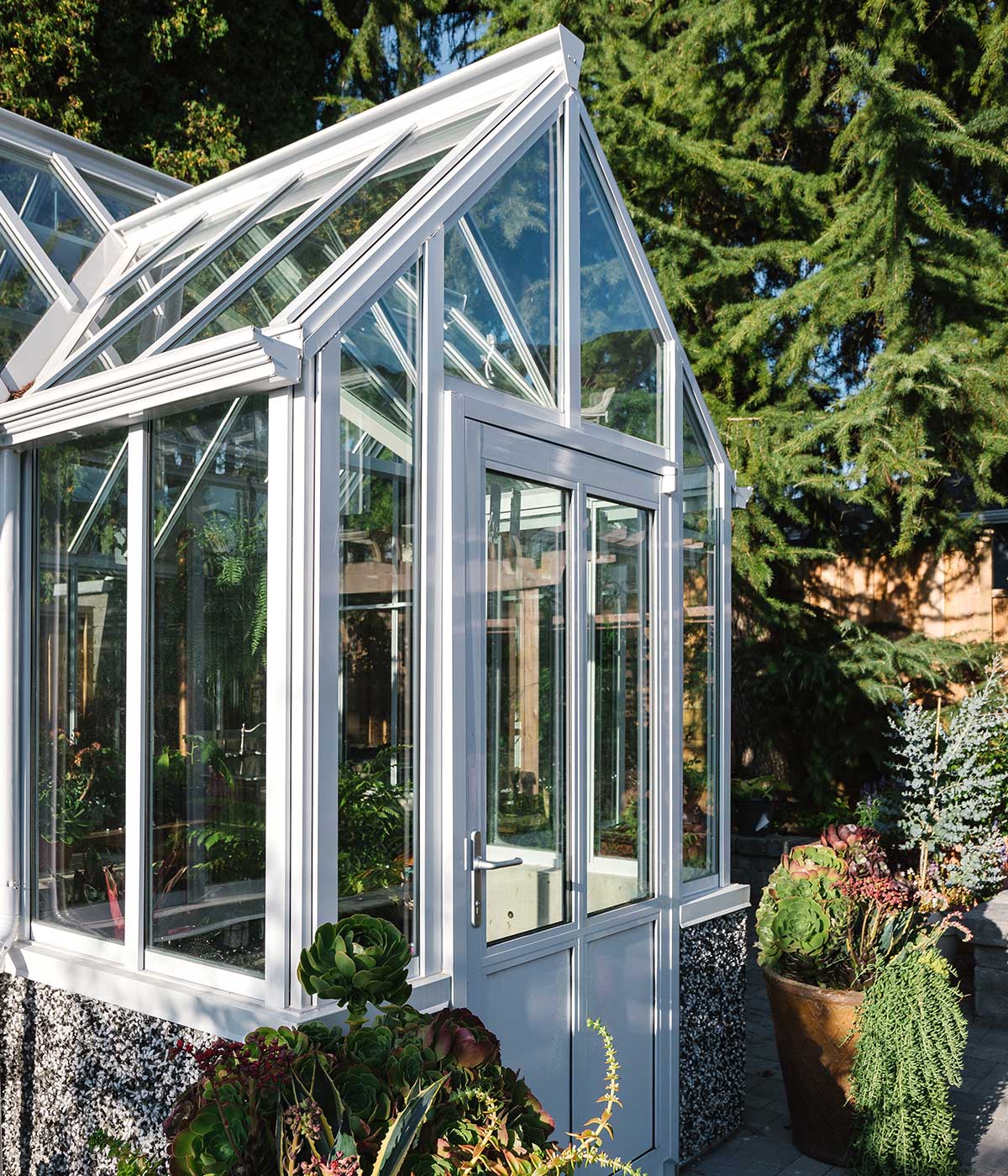 Greenhouse entrance